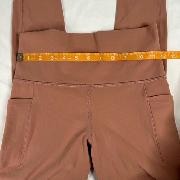 Athleta Salutation Legging Size XS Stash Pocket II Hearth Rose 7/8 Gym Active - Picture 6 of 11